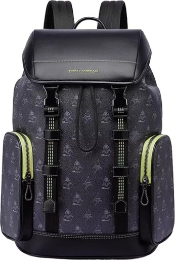 [BPKH88NCPUVEFHH2] Mark Fairwhale Men's Business Travel Laptop Backpack with Luggage Strap Laptop Backpack (Black)