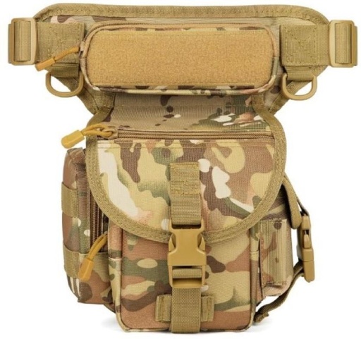 [BAGH4FBPKMZUMFFD] Gexgune Tactical Drop Leg Pouch Waterproof Messenger Bag (Multicolour, 5 L)