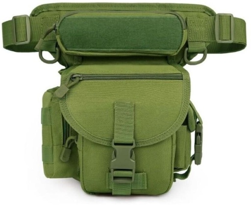 [BAGH4FBPAYYXXTWA] Gexgune Tactical Drop Leg Pouch Waterproof Messenger Bag (Green, 5 L)