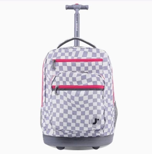 [BPKHE3DRGNUTGH8B] MAKTKL J WORLD Laptop Backpack (Black, White)