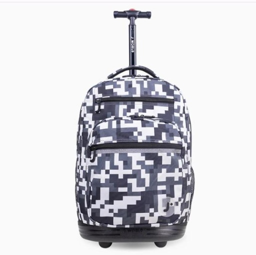 [BPKHE3DRDHKPJTJF] MAKTKL J WORLD Laptop Backpack (Black, White)
