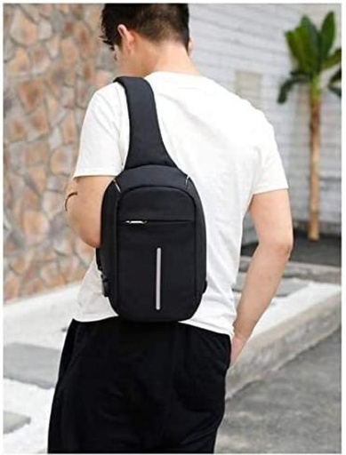 [BAGH5FQEHQMBAEZT] Homemax Anti Theft Mini USB Backpack (Black, 0 L)