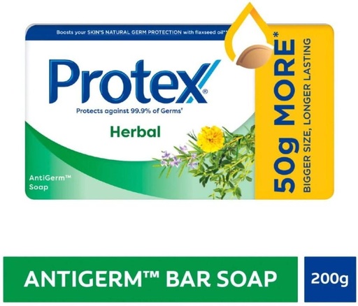 [SOAH2BQ3JACB4ZHH] Protex Anti Germ Bar Soap Herbal (200 g)