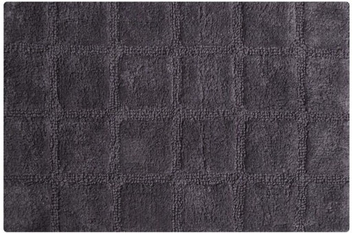 [MATH7Z4HEUURTGZ9] Home Living Salina Bath Mat Bathroom Mat (Grey, 40 cm x 60cm)