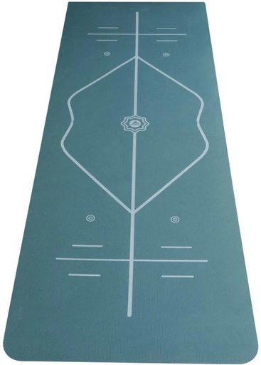 [MATH5TJPC7Y5ETFW] Trojan 6mm Body Alignment Yoga Mat Bathroom Mat (Blue, Extra Large)