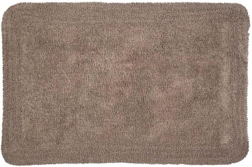 [MATHFXNEABYWYXDU] Home Living Monaco Reversible Bath Mat Bathroom Mat (Brown, 55cm x 85cm)
