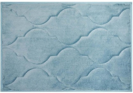 [MATHB9YMF8ZNYA8K] Home Living Lattia Memory Foam Bathroom Mat (Blue, 40 cm x 60cm)