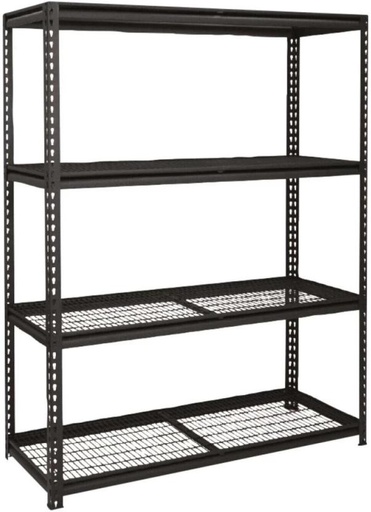 [LGRH7TMKCFDMCDHT] Wildberry Heavy Duty Garage Stand Cast Iron Rack Shelf For  Storage (Number of Shelves - 4)
