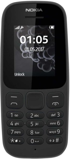 [MOBH9RWHJQFSSFNY] Nokia 105 DS (Charcoal)