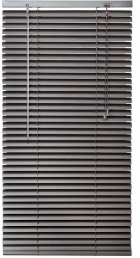 [BLSHGF7HRKDZPFRG] Style Finish Blind 470mm x 900mm Wand Drawn Venetian Blind (Aluminium, On Window)