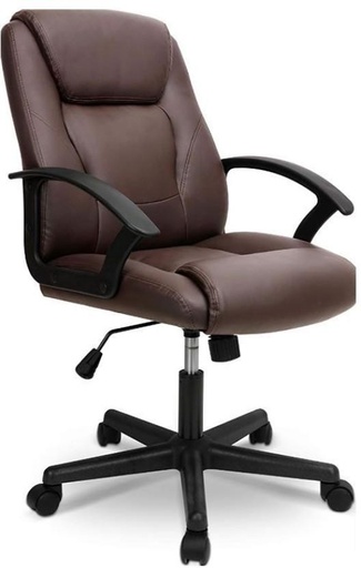 [OSCH692VHFH5XHHA] Aay Thing Home Office Chair Ergonomic Desk Chair Swivel Office Adjustable Arm Chair (Brown, DIY(Do-It-Yourself))